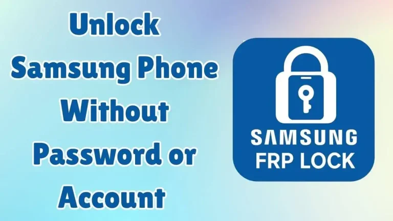 Unlock Samsung phones without a password