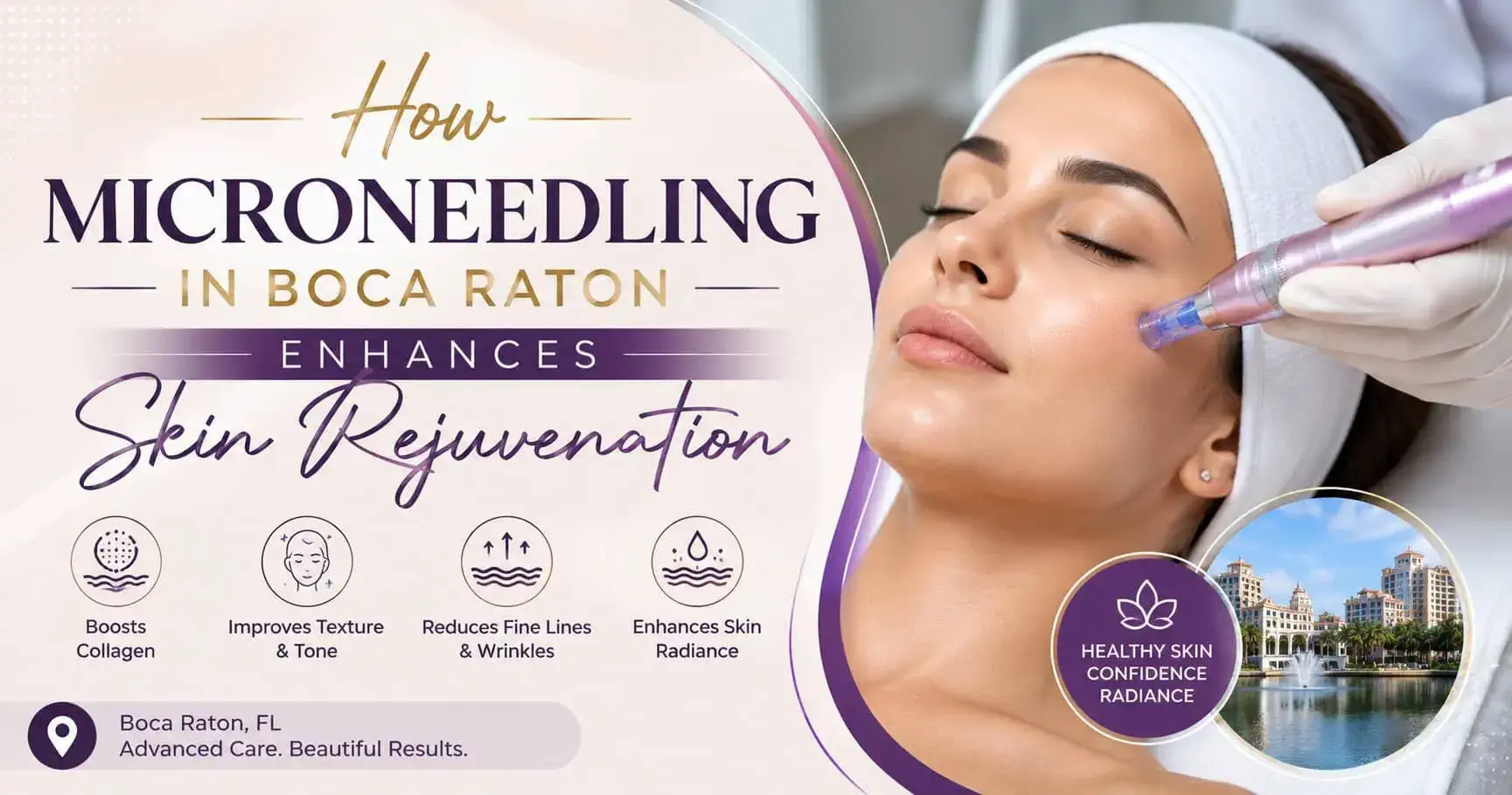 How Microneedling in Boca Raton Enhances Skin Rejuvenation