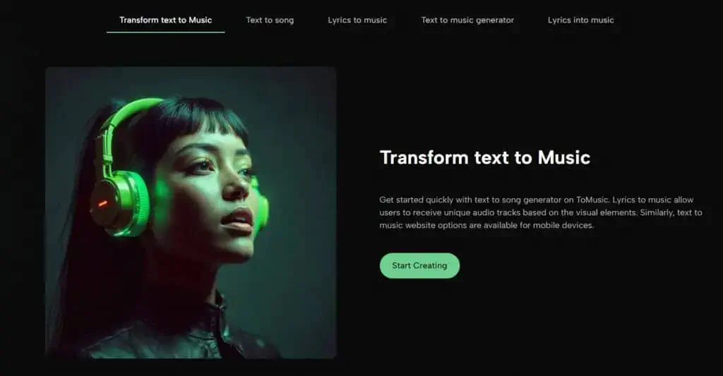 ai music website